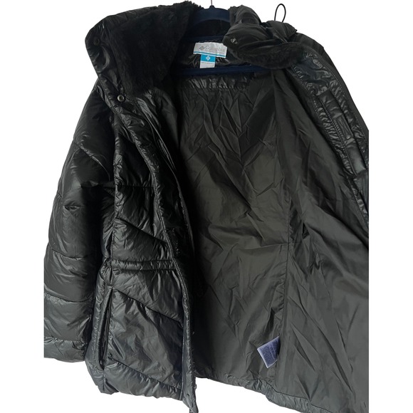 Columbia Women's Peak to Park Black Insulated‎ Hooded Winter Jacket Size M - Picture 4 of 11
